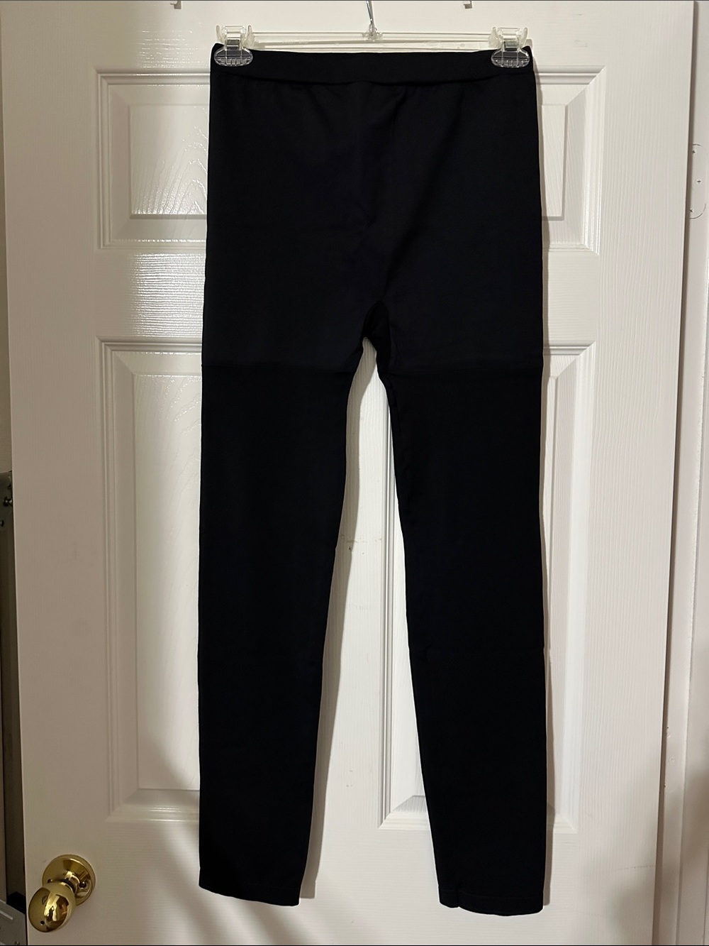 Lane Bryant Black Control Top Footless Tights/Leggings E/F